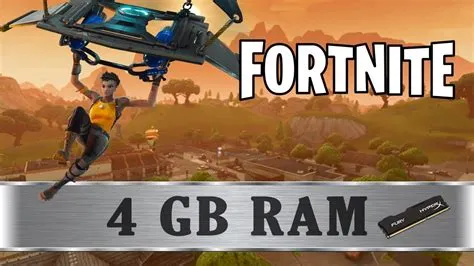 Can 4gb run fortnite?