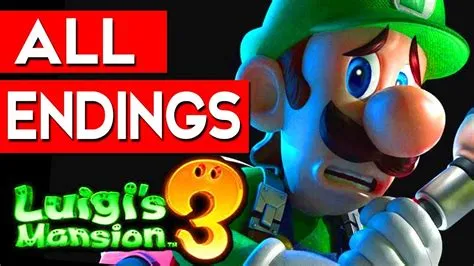 How many endings are in luigis mansion 3?