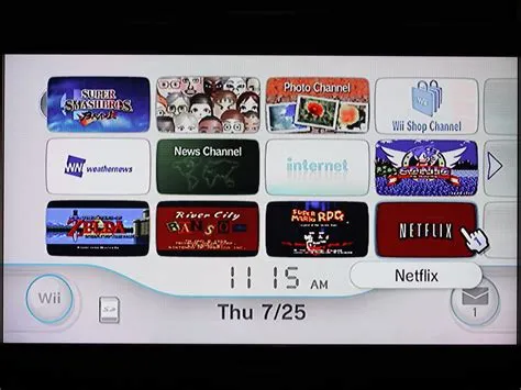 What streaming apps are on wii u?