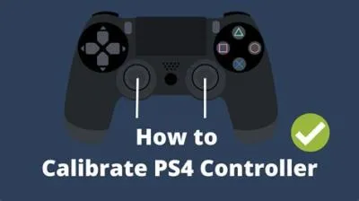 How do i calibrate my ps4?