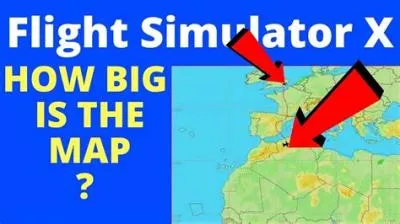 How big is the flight simulator map?