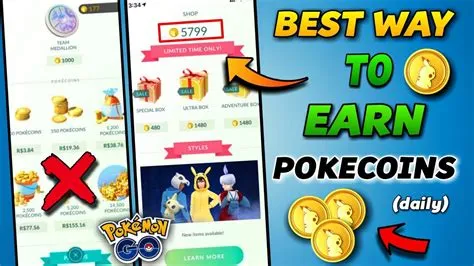 How many coins do pokémon earn?