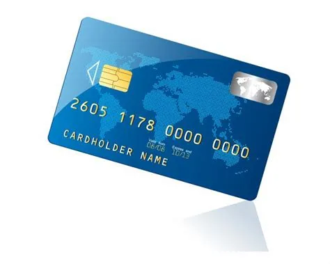 What is blue visa card?