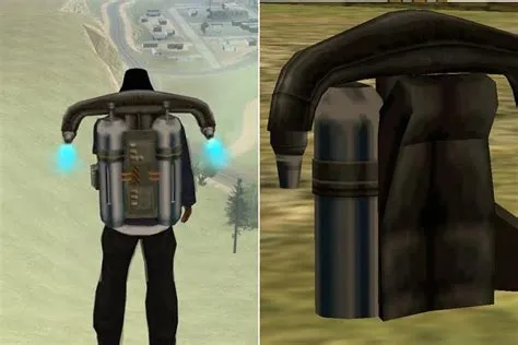 Is there a jetpack in gta san andreas?