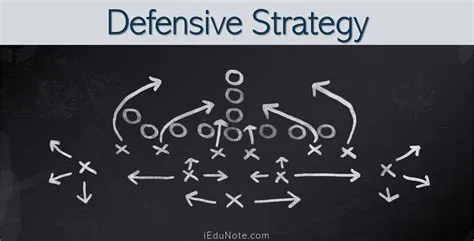 What are the 2 main defensive strategies?