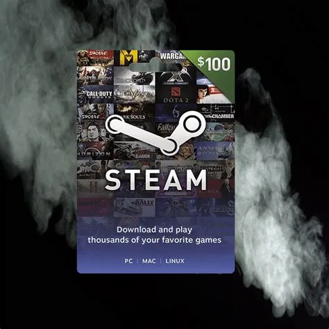 Is steam card used for ps4?