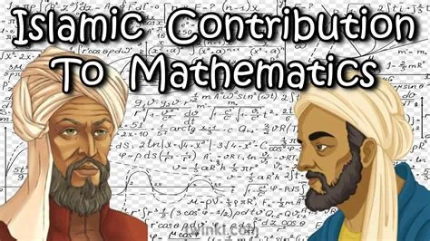 What math did muslims make?