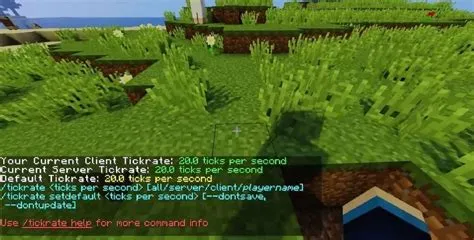 How long is 5 seconds in minecraft ticks?