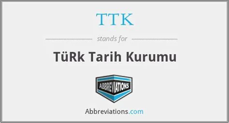 What does ttk stand for?