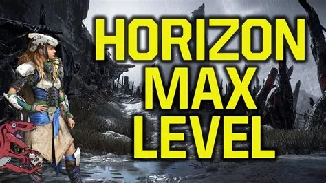 What is the max level zero dawn?