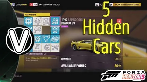 Are there any secret cars in forza horizon 5?