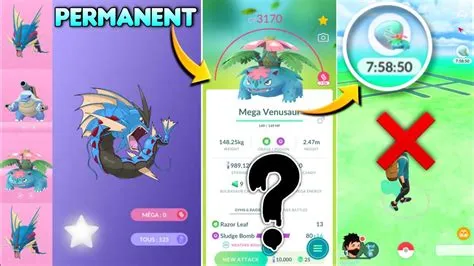 Can mega pokémon be permanent?