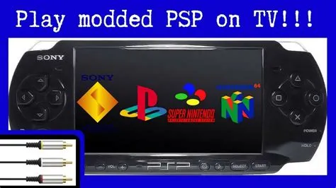 Can you play psp on tv?