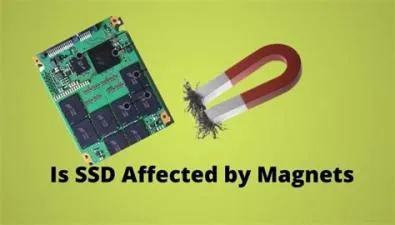 Can a magnet damage an ssd?