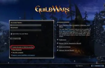 How do i make a guild wars 1 account on steam?