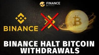 Did binance halt withdrawals?