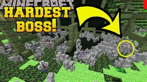 What is the hardest boss in minecraft?