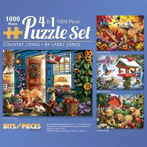 What is the difference between 500 and 1000 piece jigsaw puzzles?