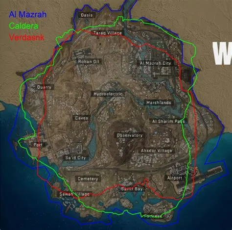 Are verdansk and caldera the same size?