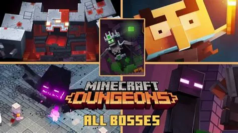 What is the first boss of minecraft dungeons?