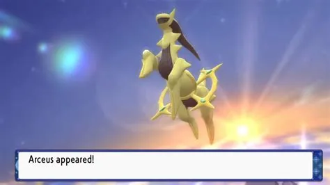 Can you shiny hunt arceus?