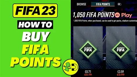 Can you buy fifa points in play store?