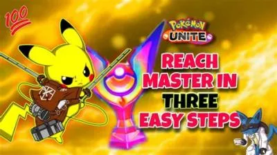 Is it easy to reach master in pokemon unite?