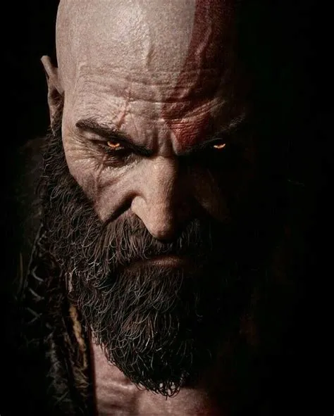 Does kratos eyes glow?