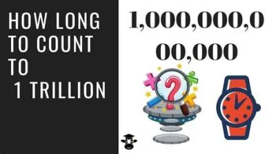 How fast can you count to 1 trillion?