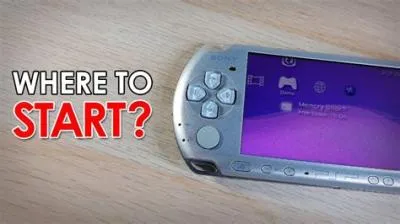 How do you start a psp?