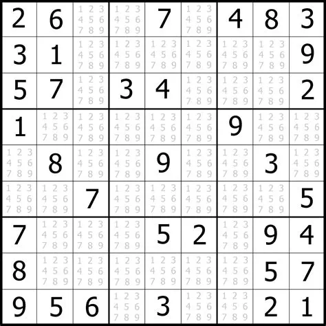 Is there more than one right answer to a sudoku puzzle?