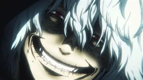 Why does shigaraki smile?