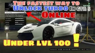 How to unlock turbo in gta 5 online reddit?