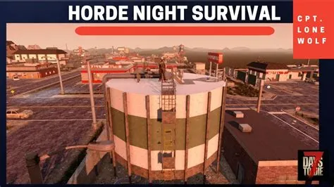 How do you survive the first horde night in 7 days?