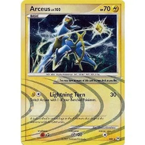 Can you 100 pokemon arceus?