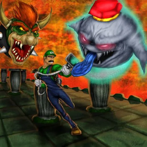 Why is bowser dead in luigis mansion?