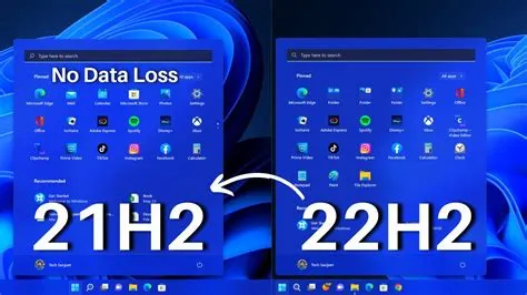 How to downgrade windows 11 22h2 to 21h2?