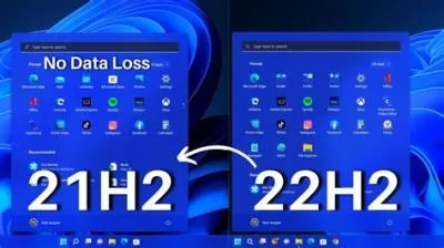 How to downgrade windows 11 22h2 to 21h2?