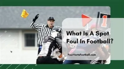 What is a spot foul?