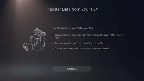 How do i transfer my account to my ps5?