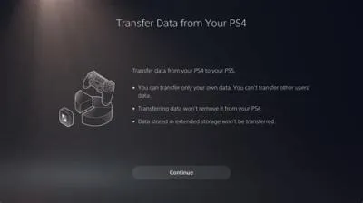 How do i transfer my account to my ps5?