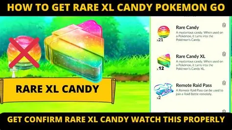 How do you get rare candy xl?