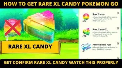 How do you get rare candy xl?