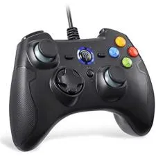 How do i play pc games with a wired controller?