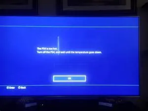 Why does my ps4 turn off too hot?