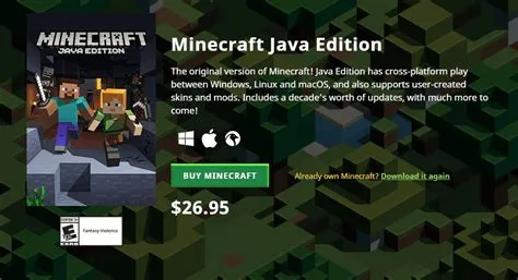 Is the 6.99 for minecraft a one time purchase?