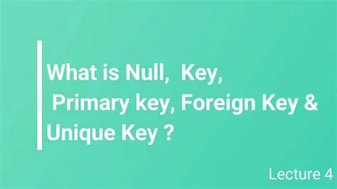 Can unique keys hold null?