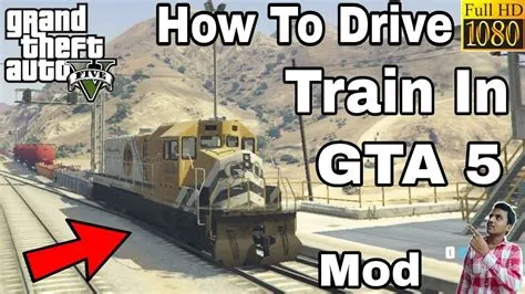 Can we drive train in gta 4?