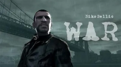 What did niko bellic say about war?