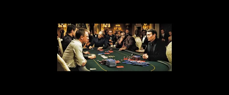 What gambling game does james bond play?